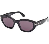 Tom Ford FT1086 PENNY C55 01A - Shiny Black / Shiny Black