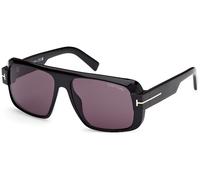 Tom Ford FT1101 TURNER C58 01A - Shiny Black / Shiny Black