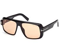 Tom Ford FT1101 TURNER C58 01E - Shiny Black / Shiny Black