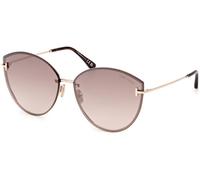 Tom Ford FT1106 EVANGELINE C63 28G - Shiny Rose Gold / Shiny Rose Gold