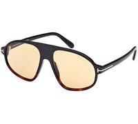 TOM FORD Hombre FT1178 EROL 56E Gafas de sol Acetato la Habana Marrón Piloto Fotocromático
