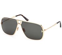 Tom Ford FT1204 STAVROS C63 30N - Oro oscuro brillante / Oro oscuro brillante