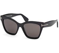 Tom Ford FT1217 ELVIRA C55 01A - Shiny Black / Shiny Black