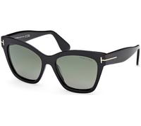 Tom Ford FT1217 ELVIRA C55 01R - Shiny Black / Shiny Black