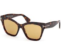 Tom Ford FT1217 ELVIRA C55 52E - Havana oscuro / Havana oscuro