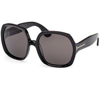 Tom Ford FT1221 SAFFRON C60 01A - Shiny Black / Shiny Black