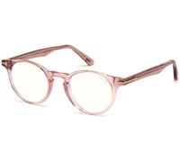 Tom Ford FT5557-B C48 072 - Rosa claro brillante / Rosa claro brillante