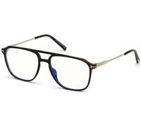 Tom Ford FT5665-B C54 052 - Havana oscuro / Oro rosa brillante