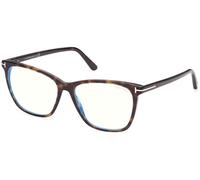 TOM FORD Mujer FT5762-B 52 Monturas ópticas Acetato la Habana Cuadrada Normal