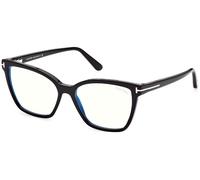 TOM FORD Mujer FT5812-B 1 Marcos de vista Acetato Negro Mariposa Normal