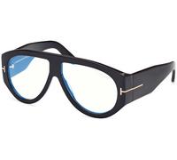 Tom Ford FT5958-B C60 001 - Shiny Black / Shiny Black