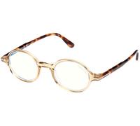 Tom Ford FT5975-B C46 045 - Marrón claro brillante / Havana dorado