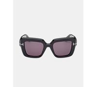 Tom Ford Gafa de sol cuadrada en acetato. Negro