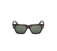 Tom Ford - Gafas de sol cuadradas Lentes verdes Habana oscuro - Accessories - Hombre - Marrón - ONE SIZE -