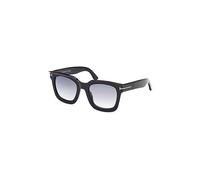 TOM FORD Mujer FT1115 LEIGH-02 01B Gafas de sol Acetato Negro Gris Cuadrada Normal Sombreado