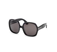 TOM FORD Mujer FT1221 SAFFRON 01A Gafas de sol Acetato Negro Fumar Cuadrada Normal