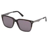 Tom Ford Gafas de Sol GARRETT FT 0862 Havana Grey Shaded/Smoke 56/17/145 hombre