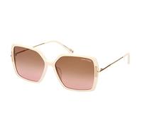 Tom Ford Gafas de Sol JOANNA FT 1039 Ivory/Brown Shaded 59/15/140 mujer