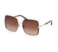 Tom Ford Gafas de Sol RAPHAELA FT 1006 Shiny Dark Brown/Brown Shaded 60/18/135 mujer