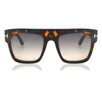 Tom Ford Gafas de Sol RENEE FT 0847 DARK HAVANA/SMOKE SHADED 52/21/140 mujer