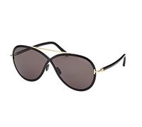 Tom Ford Gafas de Sol RICKIE FT 1007 Shiny Black/Grey 65/5/135 mujer