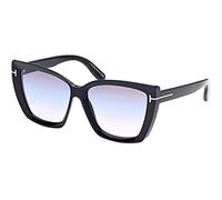 Tom Ford Gafas de Sol SCARLET-02 FT 0920 Shiny Black/Grey Shaded 57/15/140 mujer