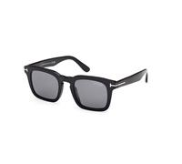TOM FORD Hombre FT0751 DAX 01D Gafas de sol Acetato Negro Fumar Cuadrada Polarizado