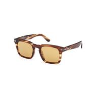 TOM FORD Hombre FT0751 DAX 53E Gafas de sol Acetato la Habana Marrón Cuadrada Normal