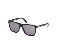 TOM FORD Hombre FT0832 FLETCHER 01D Gafas de sol Acetato Negro Fumar Cuadrada Polarizado
