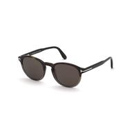 TOM FORD Hombre FT0834 DANTE 56A Gafas de sol Acetato la Habana Gris Redonda Normal
