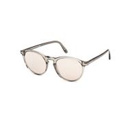 TOM FORD Hombre FT0904 AURELE 96E Gafas de sol Acetato Verde Marrón Redonda Fotocromático