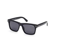 TOM FORD Hombre FT0906-N Buckley-02 01A Gafas de sol Acetato Negro Gris Cuadrada Normal