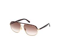 TOM FORD Hombre FT1019 MAXWELL 30F Gafas de sol Metal Oro Marrón Piloto Normal Sombreado