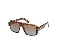 TOM FORD Hombre FT1101 TURNER 52F Gafas de sol Acetato la Habana Marrón Cuadrada Normal Sombreado