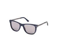 TOM FORD Hombre FT1104 SINATRA 91C Gafas de sol Acetato Azul Gris Cuadrada Normal Espejo