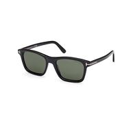 TOM FORD Hombre FT1179 BARRON 01N Gafas de sol Acetato Negro Verde Cuadrada Normal