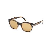 TOM FORD Hombre FT1180 MERT 52E Gafas de sol Acetato Redonda Normal