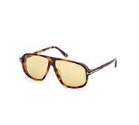 TOM FORD Hombre FT1208 GUILLAUME 53E Gafas de sol Acetato la Habana Marrón Piloto Normal