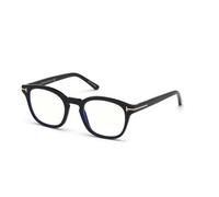 TOM FORD Hombre FT5532-B 01V Monturas ópticas Acetato Negro Azul Geométrico Normal