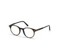 TOM FORD Hombre FT5695-B 52 Monturas ópticas Acetato la Habana Redonda Normal