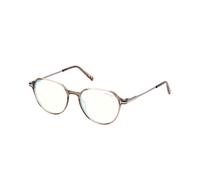 TOM FORD Hombre FT5875-B 45 Monturas ópticas Inyectado Marrón Redonda Normal