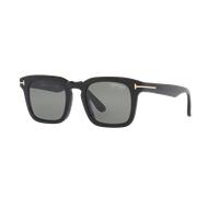 TOM FORD Hombre FT0751 DAX 01D Gafas de sol Acetato Negro Fumar Cuadrada Polarizado