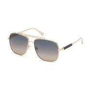 TOM FORD Hombre TOM FORD FT0669 JUDE 28B Gafas de sol Metal Oro Gris Geométrico Normal Sombreado