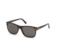 TOM FORD Hombre TOM FORD FT0698 GIULIO 52D Gafas de sol Acetato Habana oscura Fumar Geométrico Polarizado
