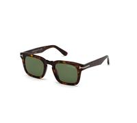 TOM FORD Hombre TOM FORD FT0751 DAX 52N Gafas de sol Acetato la Habana Verde Cuadrada Normal