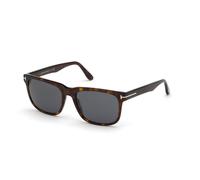 TOM FORD Hombre TOM FORD FT0775 STEPHENSON 52A Gafas de sol Acetato Habana oscura Fumar Cuadrada Normal