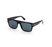 TOM FORD Hombre TOM FORD FT0907 DUNNING-02 01V Gafas de sol Acetato Negro Azul Cuadrada Normal