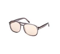 TOM FORD Hombre TOM FORD FT1022 ROSCO 20E Gafas de sol Acetato Gris Marrón Cuadrada Fotocromático