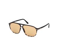 TOM FORD Hombre TOM FORD FT1026 BRUCE 05E Gafas de sol Acetato Negro Marrón Cuadrada Normal
