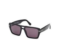 TOM FORD Hombre TOM FORD FT1153 REDFORD 01A Gafas de sol Acetato Negro Fumar Cuadrada Normal